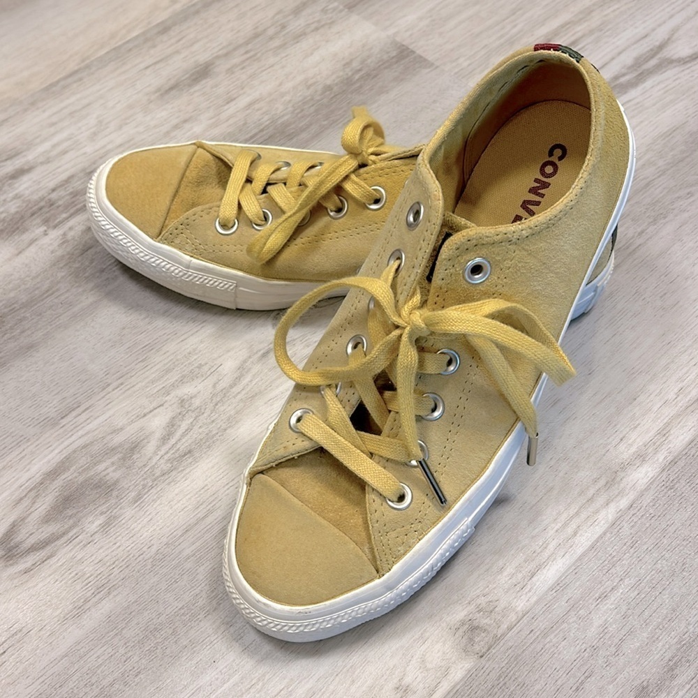 Converse All Star Chuck Taylor Low Suede Leather Desert Marigold | Rare Colorway - Picture 4 of 12